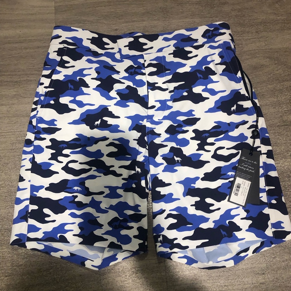 Greyson Men’s Camo Scape Superior Swim Shorts W32 L8 NWT